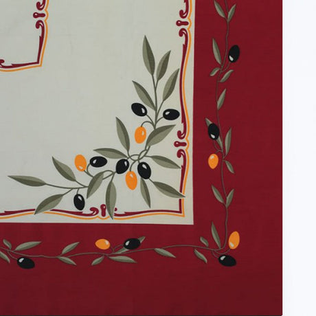 Nappe en coton "Azeitona" - Rouge