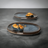 Onyx I Stoneware Serving Dish - Brown