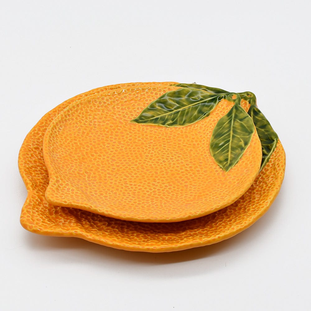 Orange-shaped Ceramic Soup Plate – Luisa Paixao Portugal