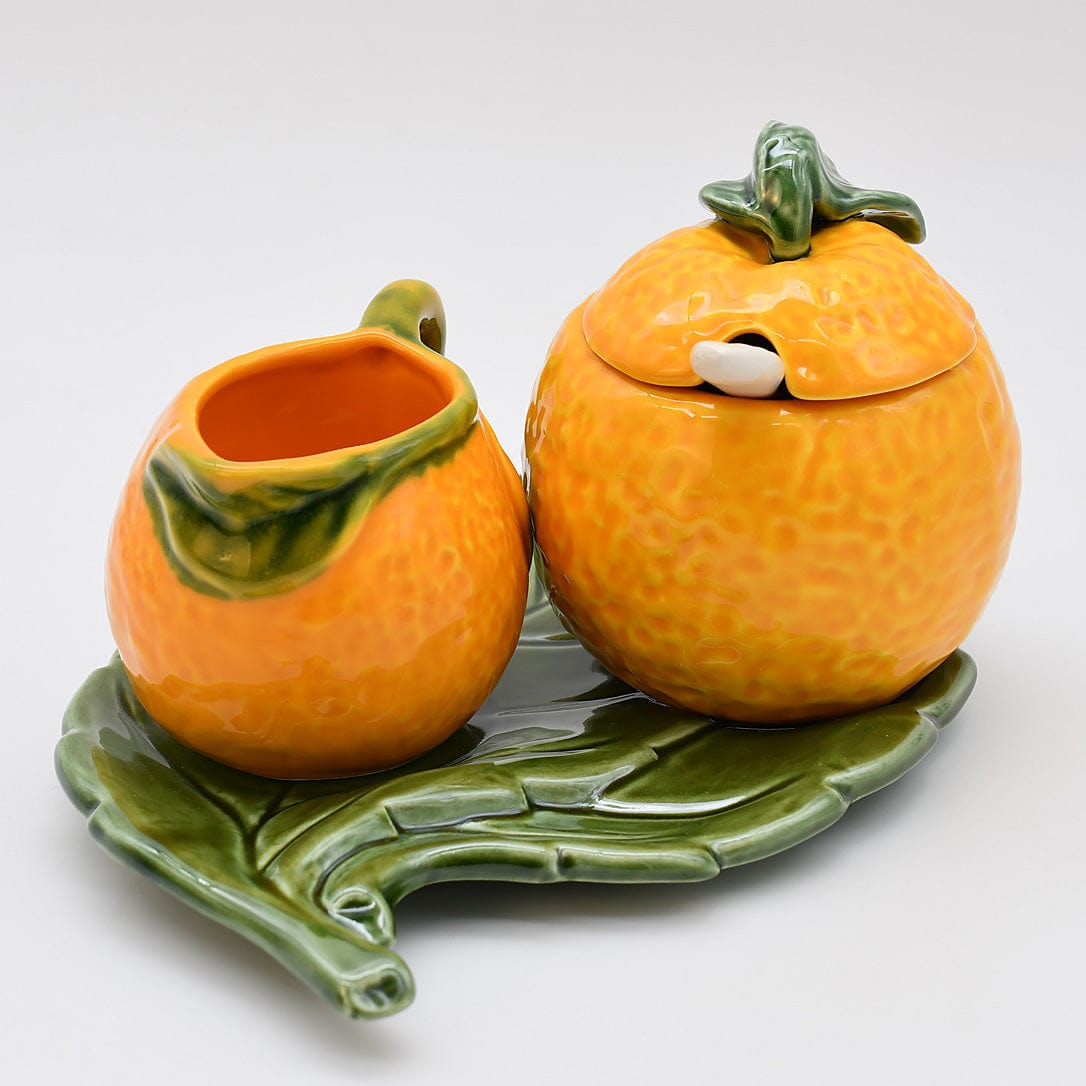 Orange-Shaped Teas Set