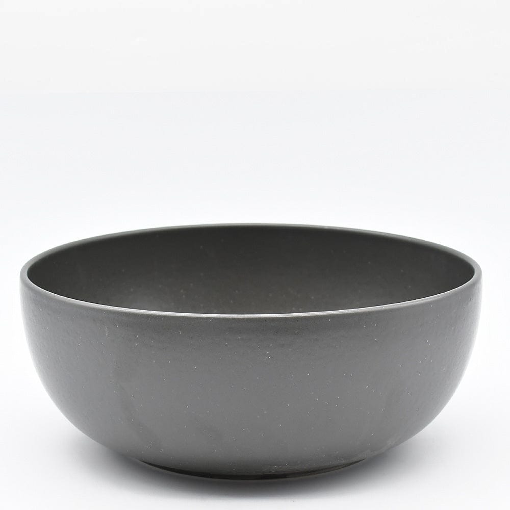 Pacifica I Stoneware Salad Bowl - Black - Luisa Paixao | USA