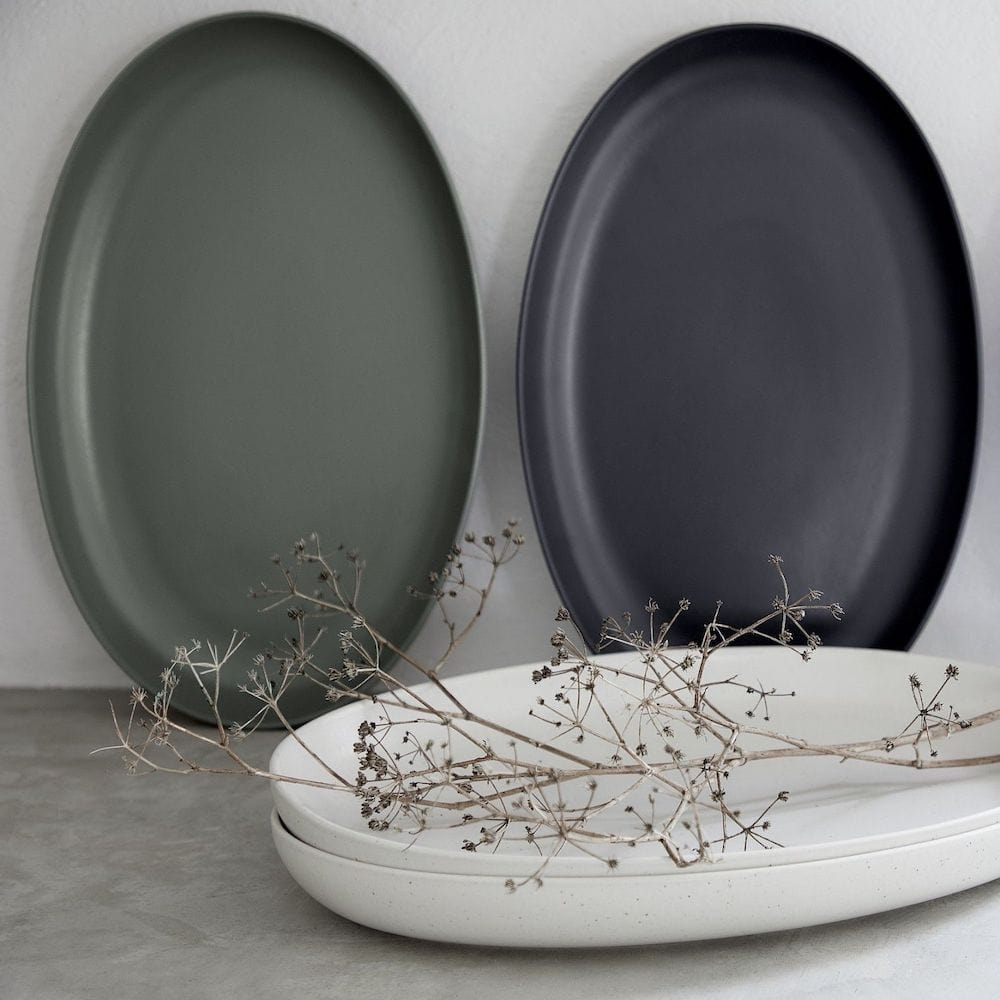 Pacifica I Stoneware Serving Dish - Green