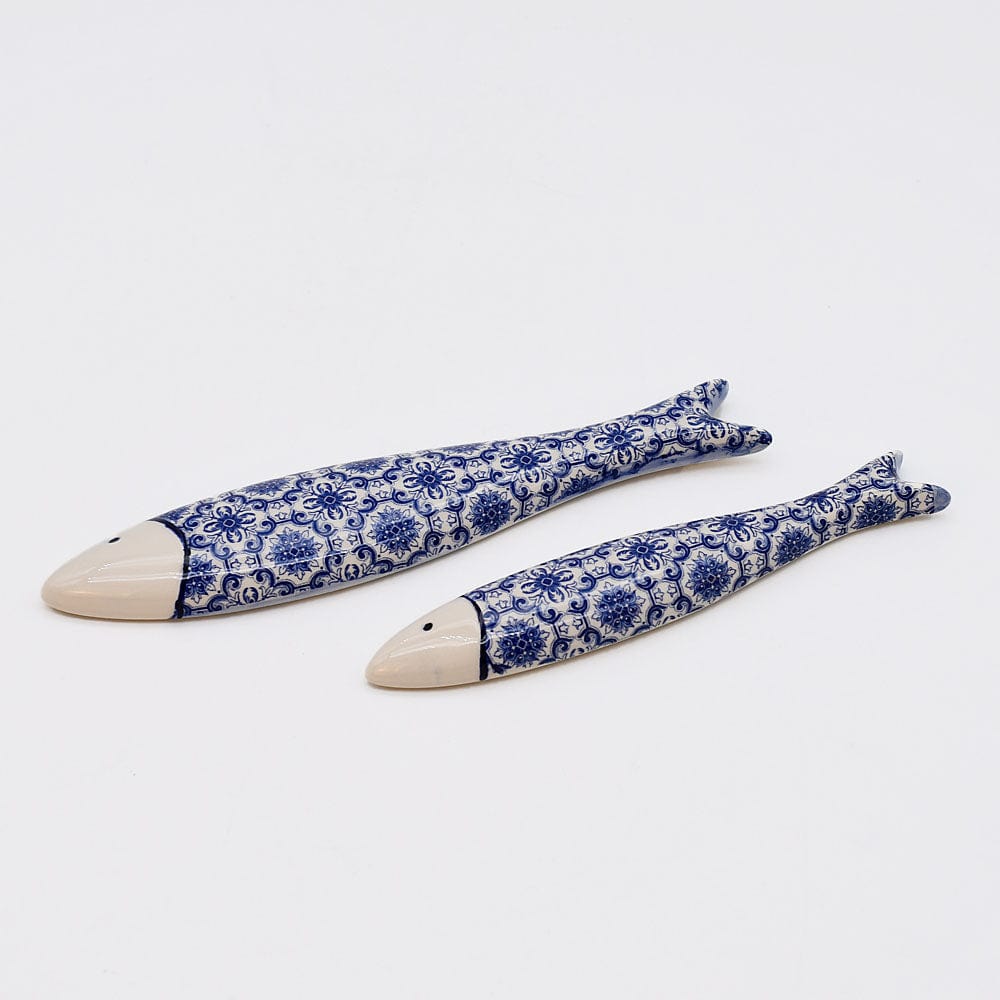 Padrão I Ceramic Decorative Sardine - Blue