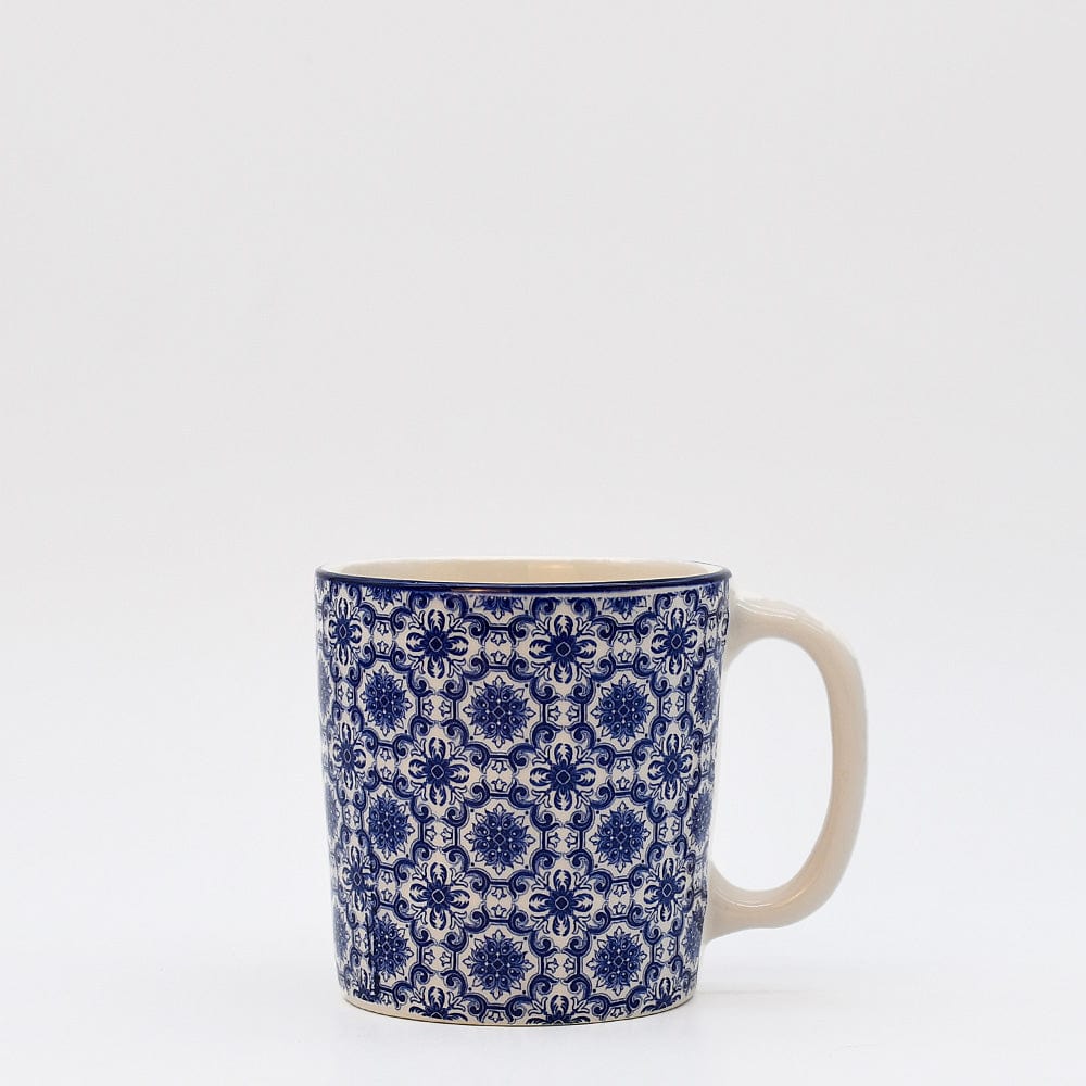 Padrão I Ceramic Mug - Blue
