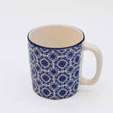 Padrão I Ceramic Mug - Blue