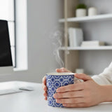 Padrão I Ceramic Mug - Blue