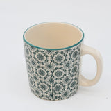 Padrão I Ceramic Mug - Green