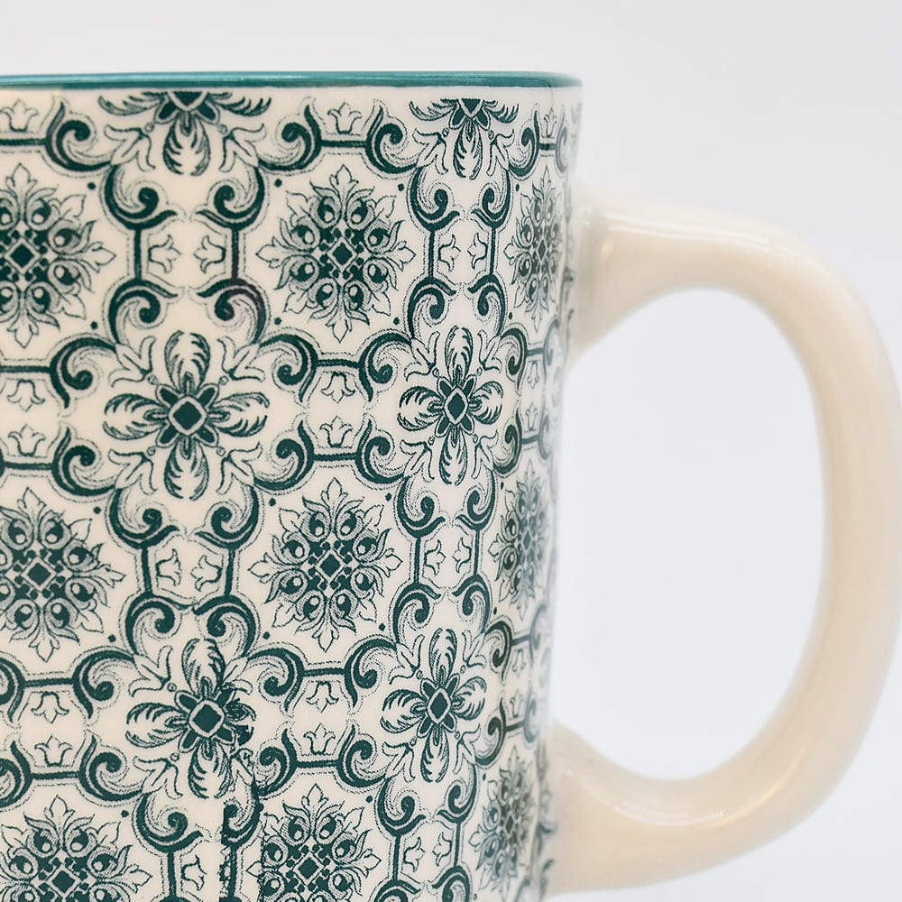Padrão I Ceramic Mug - Green