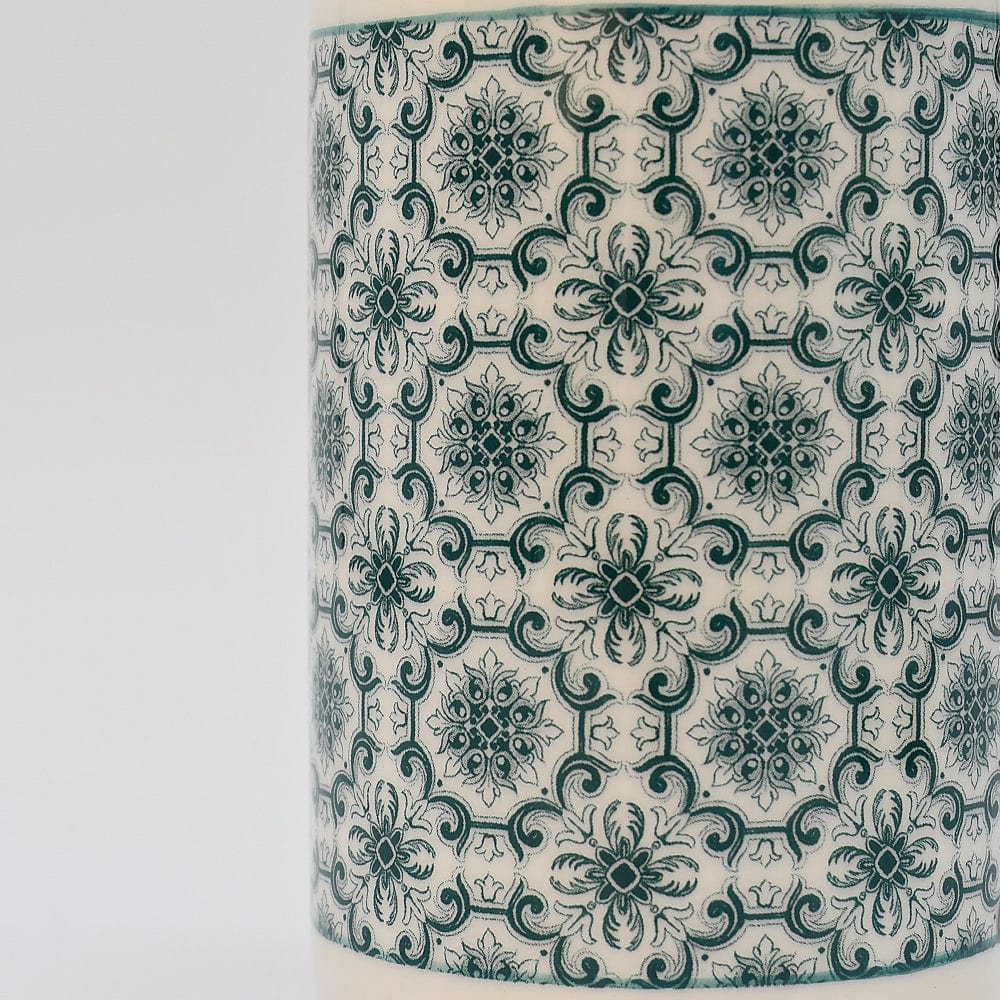 Padrão I Ceramic Oil Carafe - Green