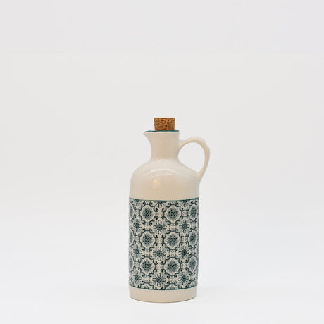 Padrão I Ceramic Oil Carafe - Green