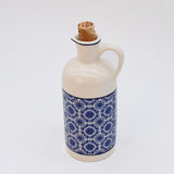 Padrão I Ceramic Olive Oil Carafe - Blue
