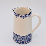 Padrão I Ceramic Pitcher - Blue