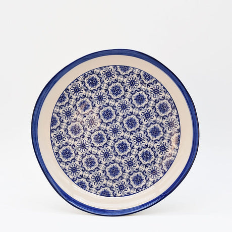 Padrão I Ceramic Plate 10.6'' - Blue