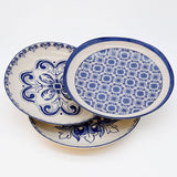 Padrão I Ceramic Plate 10.6'' - Blue