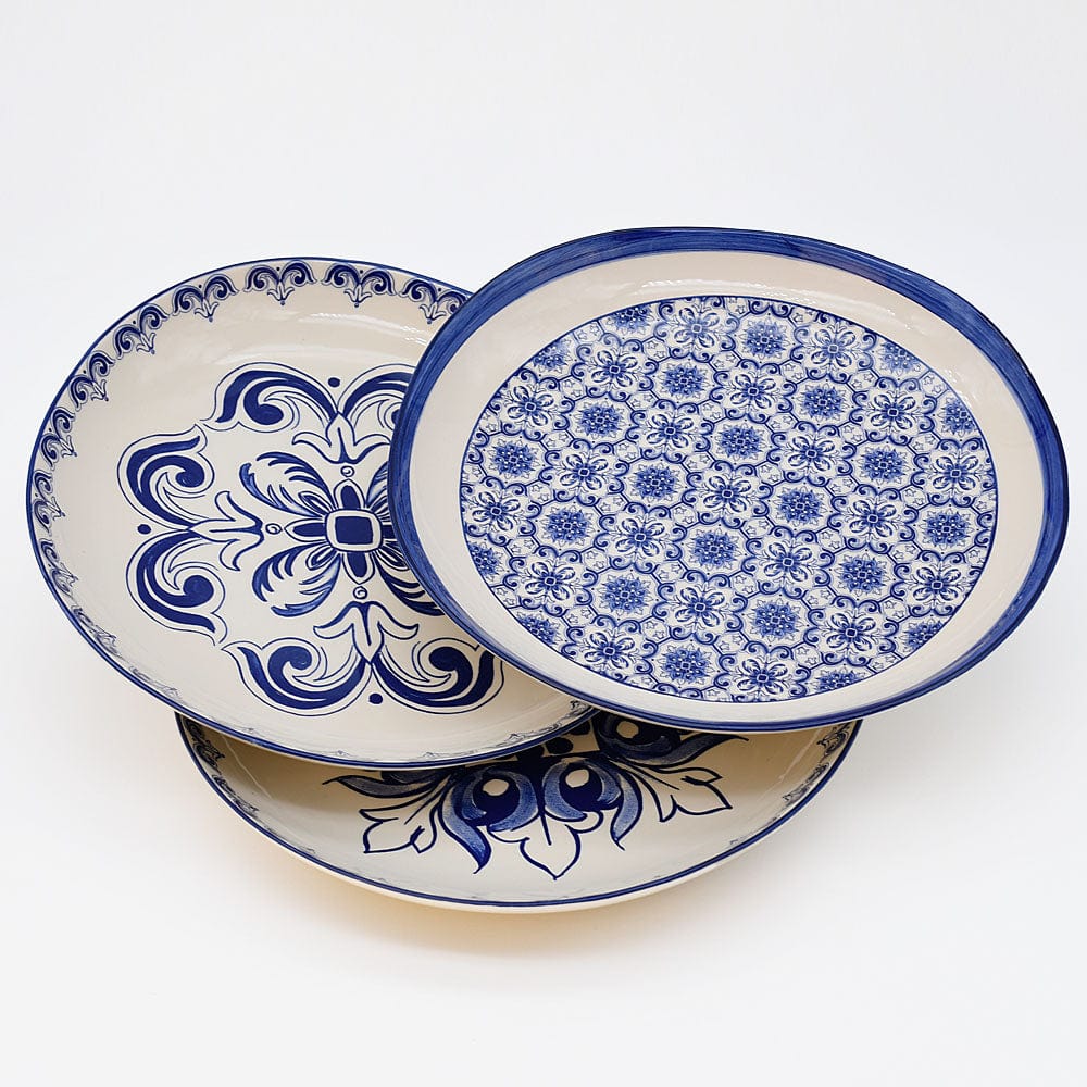 Padrão I Ceramic Plate 10.6'' - Blue