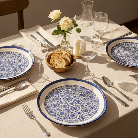 Padrão I Ceramic Plate 10.6'' - Blue