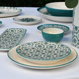 Padrão I Ceramic Plate 4.7'' - Green