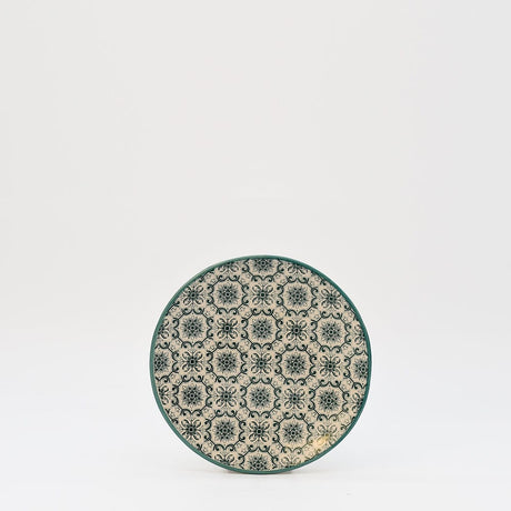 Padrão I Ceramic Plate 4.7'' - Green