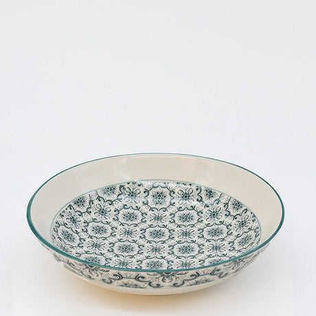Padrão I Ceramic Salad Bowl - Green