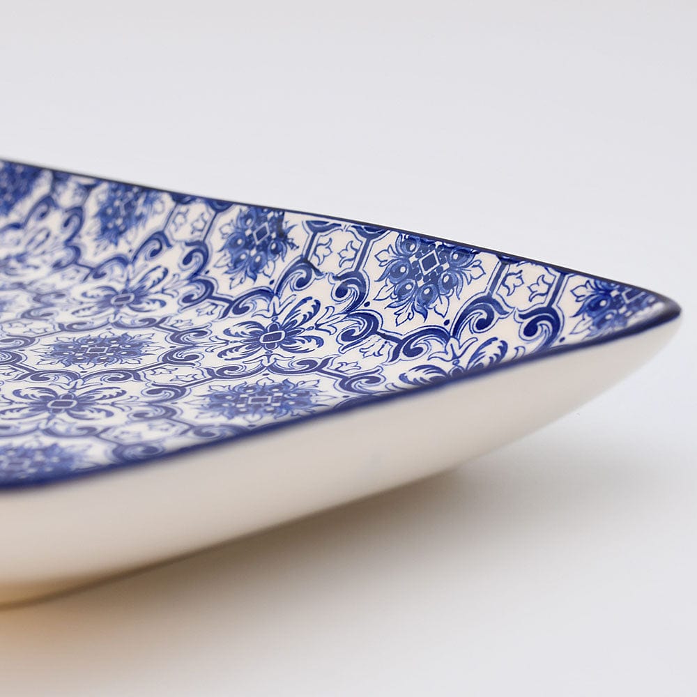 Padrão I Ceramic Serving Dish 11.2'' - Blue