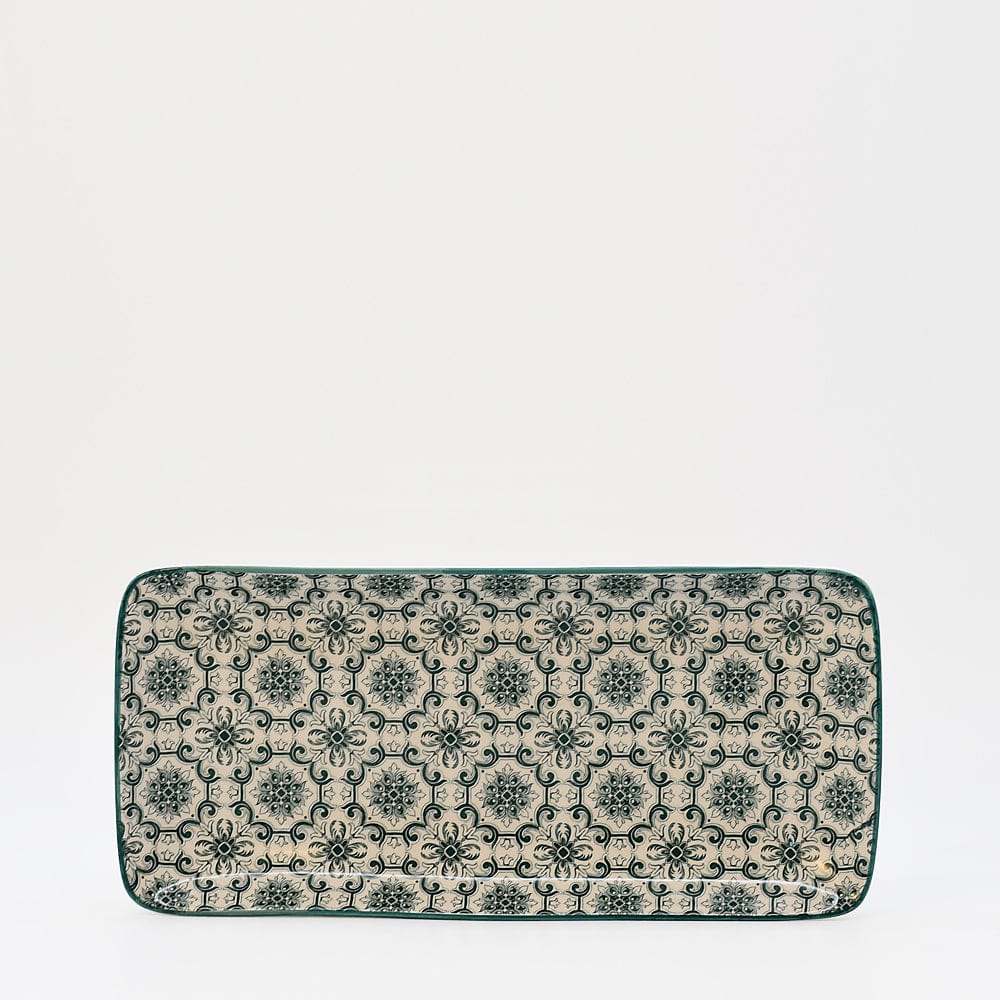 Padrão I Ceramic Serving Dish 11.2'' - Green