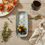Padrão I Ceramic Serving Dish 8.7'' - Green
