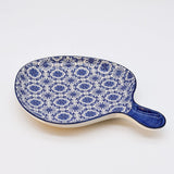 Padrão I Ceramic Serving Dish - Blue