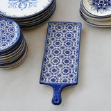 Padrão I Ceramic Serving Dish - Blue