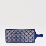 Padrão I Ceramic Serving Dish - Blue