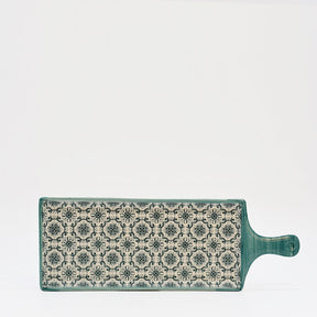 Padrão I Ceramic Serving Dish - Green