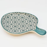Padrão I Ceramic Serving Dish - Green
