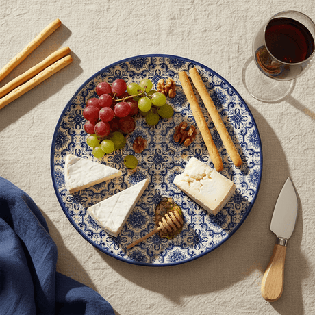 Padrão I Ceramic Tray - Blue