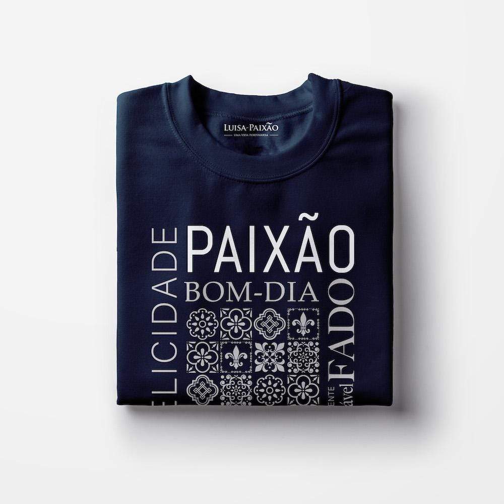 Paixão I Unisex T-shirt - Navy Blue - Luisa Paixao | USA