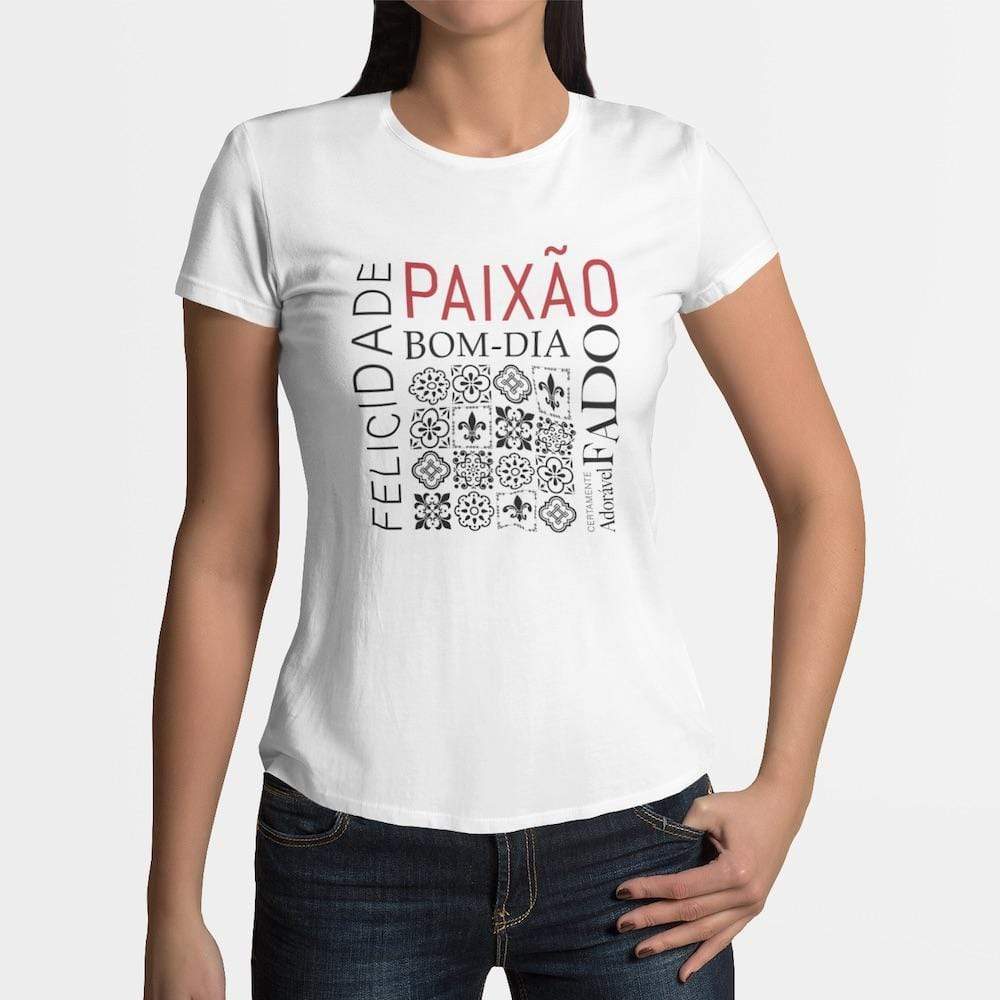 Paixão I Women's T-shirt - White - Luisa Paixao | USA