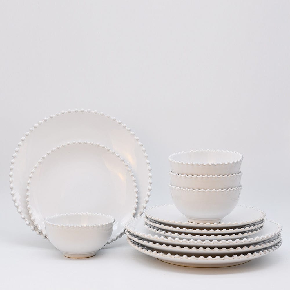 Pearl I Stoneware Tableware Set - 12 pieces