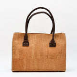 Perforated Cork Handbag - Natural