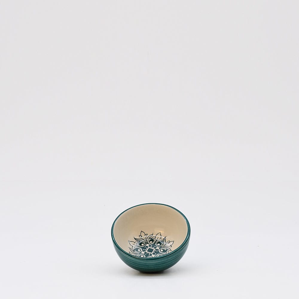 Petit bol en céramique "Brasão" 8cm - Vert
