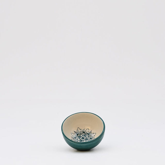 Petit bol en céramique "Brasão" 8cm - Vert