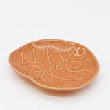 Petite assiette en grès en forme de chou 13cm - Orange
