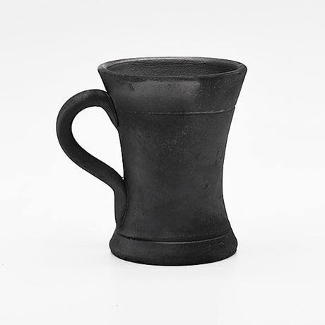 Pichet à eau Bilha de Rosca I Poterie noire de Bisalhães I Portugal Tasse en terre cuite noire de Bisalhães