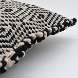 Pillow Cover in Recycled Fibers - Black