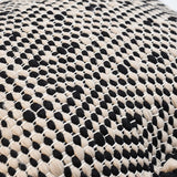 Pillow Cover in Recycled Fibers - Black