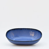 Plat de service en grès de la collection portugaise Amazonia Plat à four en grès "Amazonia" Bleu - 00cm