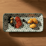 Padrão I Ceramic Serving Dish 11.2'' - Green