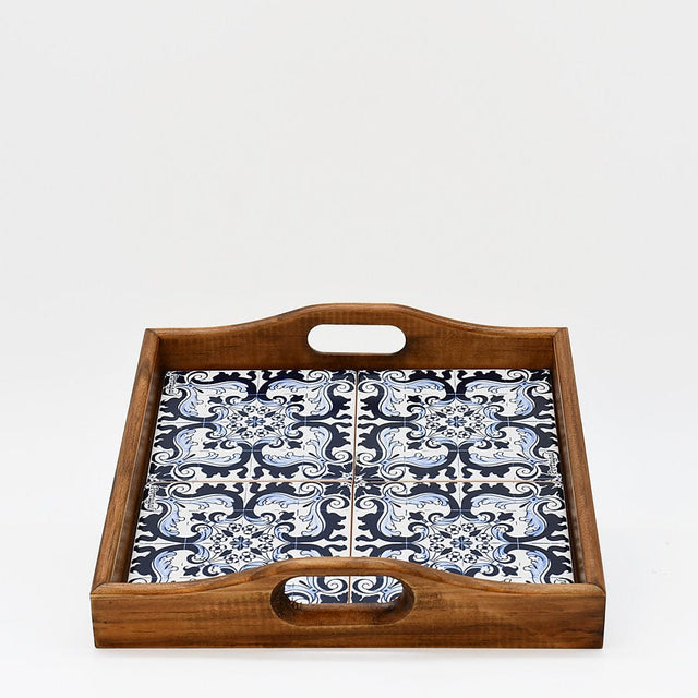 Plateau carré "Azulejos"