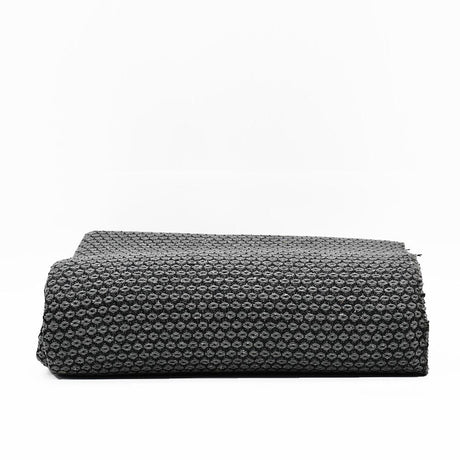 Ponto I Coton Blanket - Black & Grey