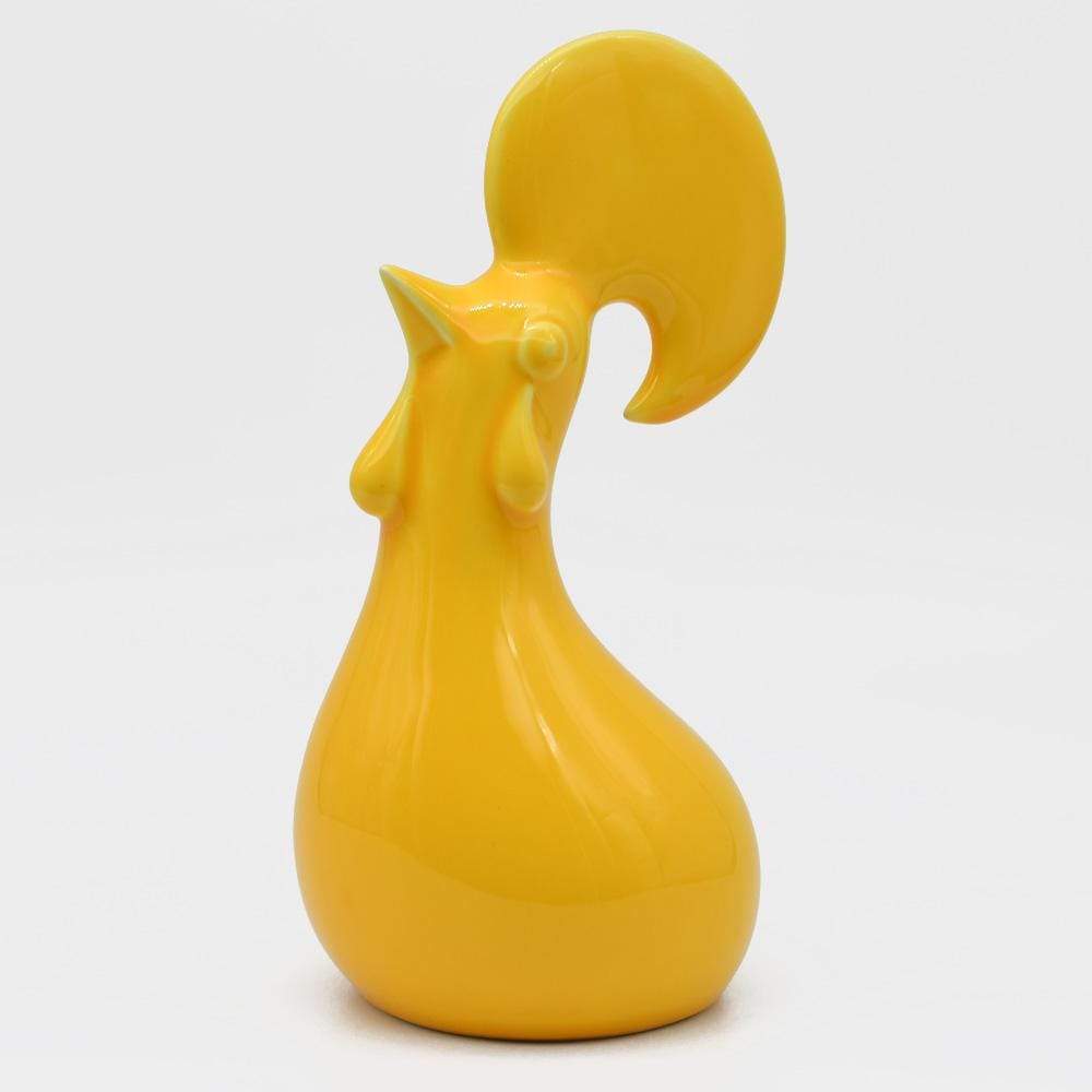 Portuguese Ceramic Rooster - Yellow