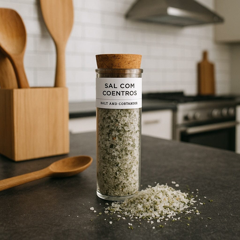 Portuguese Fleur de Sel with Coriander
