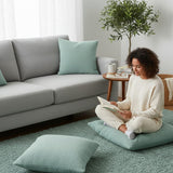 Portuguese Handmade Oversized Pillow Cover - Light Green