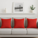 Portuguese Handmade Oversized Pillow Cover - Red